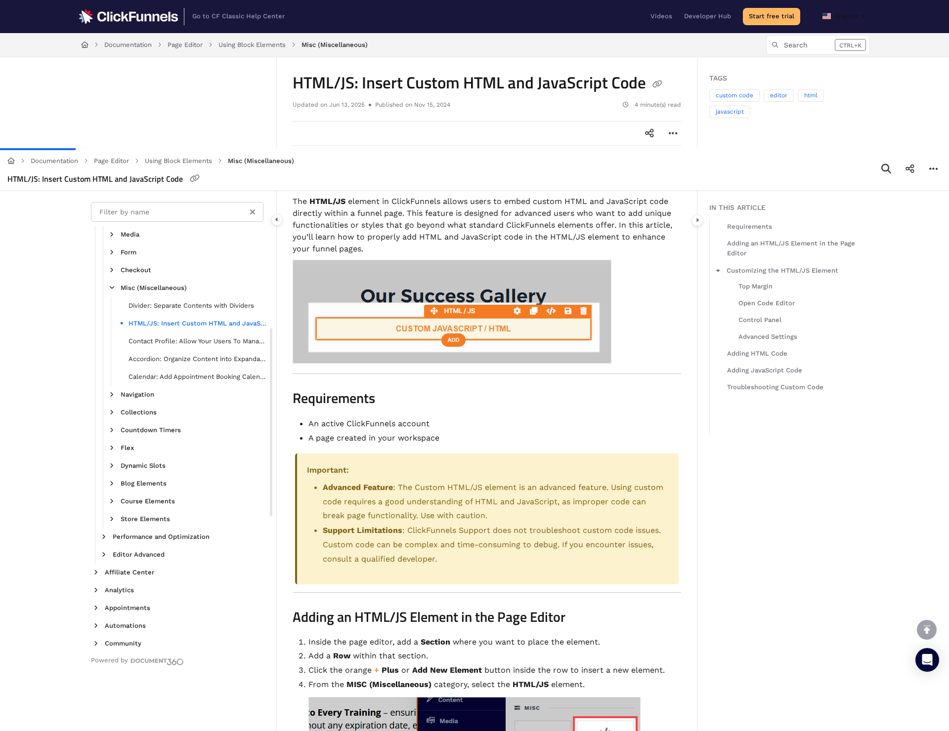 ClickFunnels - Embedding SmartForm