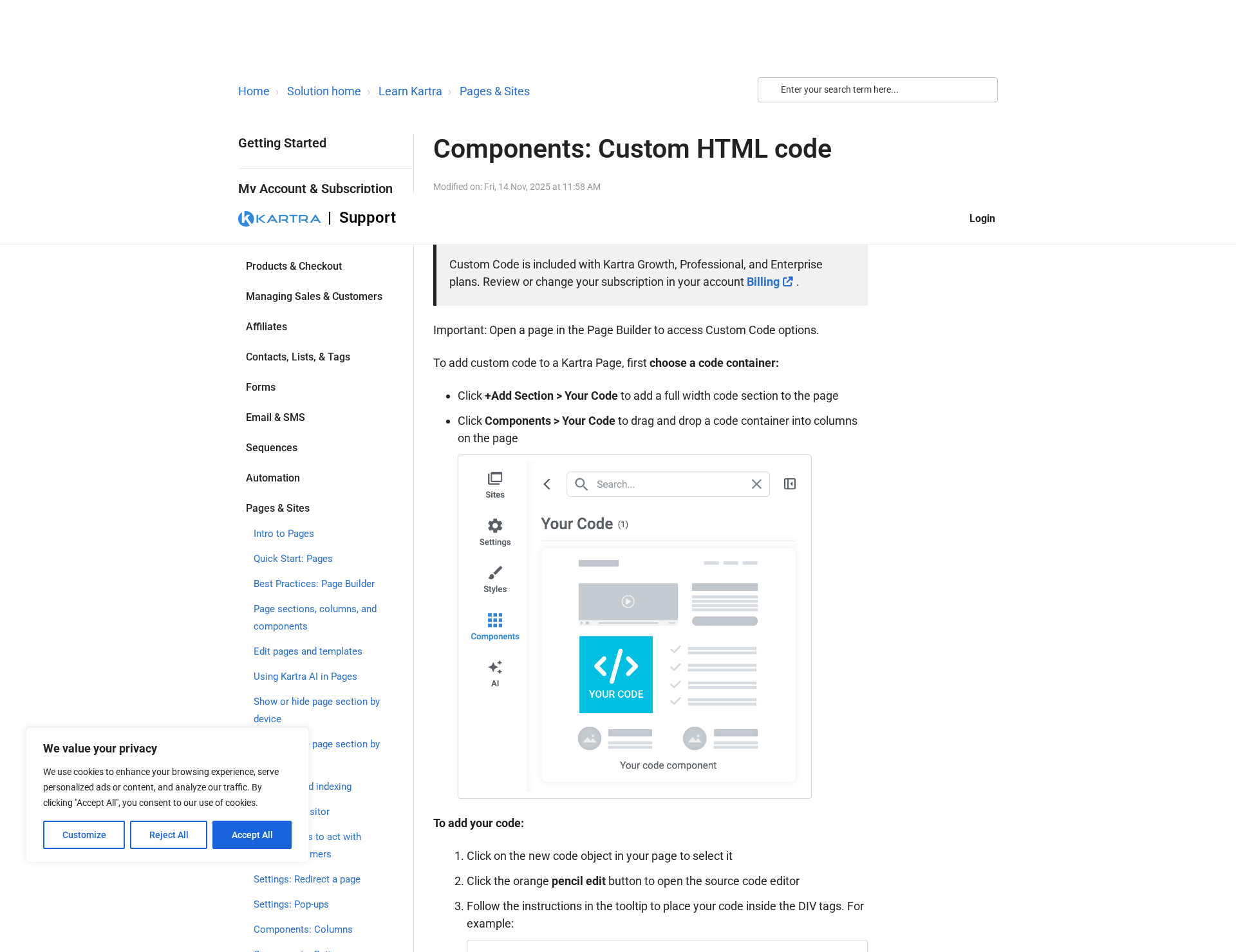 Kartra - Embedding SmartForm