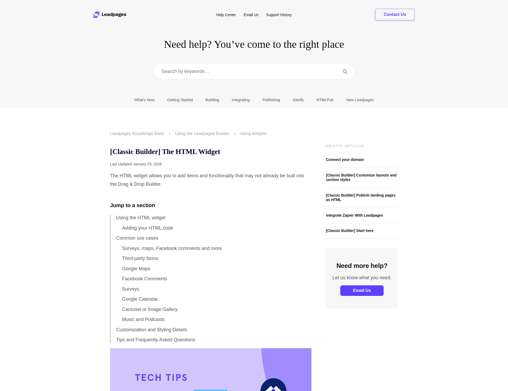 Leadpages - Embedding SmartForm